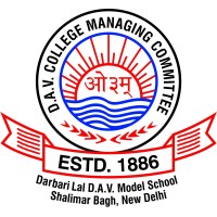 DL DAV Model School Pitampura logo